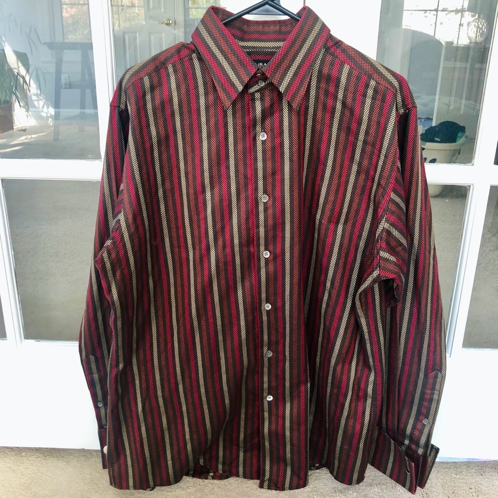 Murano Button Down Striped Shirt - image 3